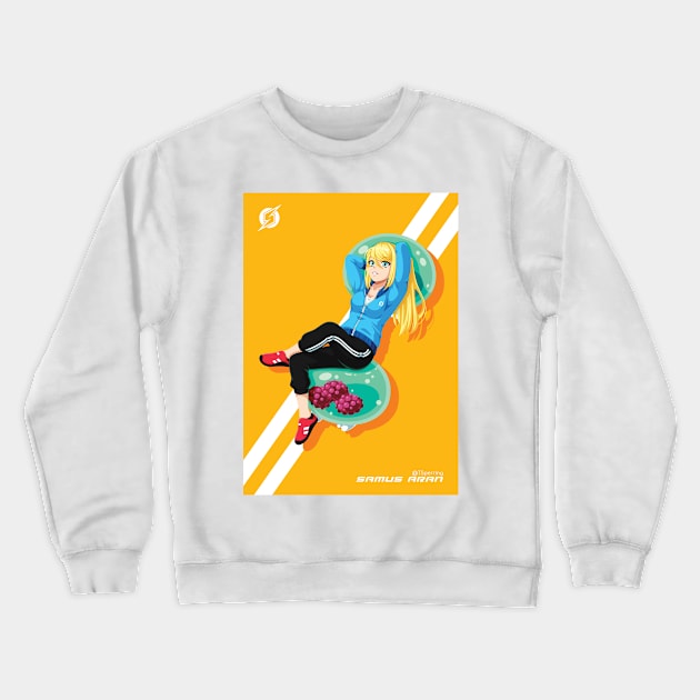 Relaxing Samus Crewneck Sweatshirt by TSperring